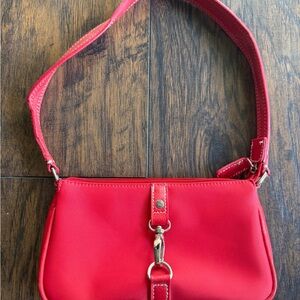 Vintage red Tommy Hilfiger shoulder bag